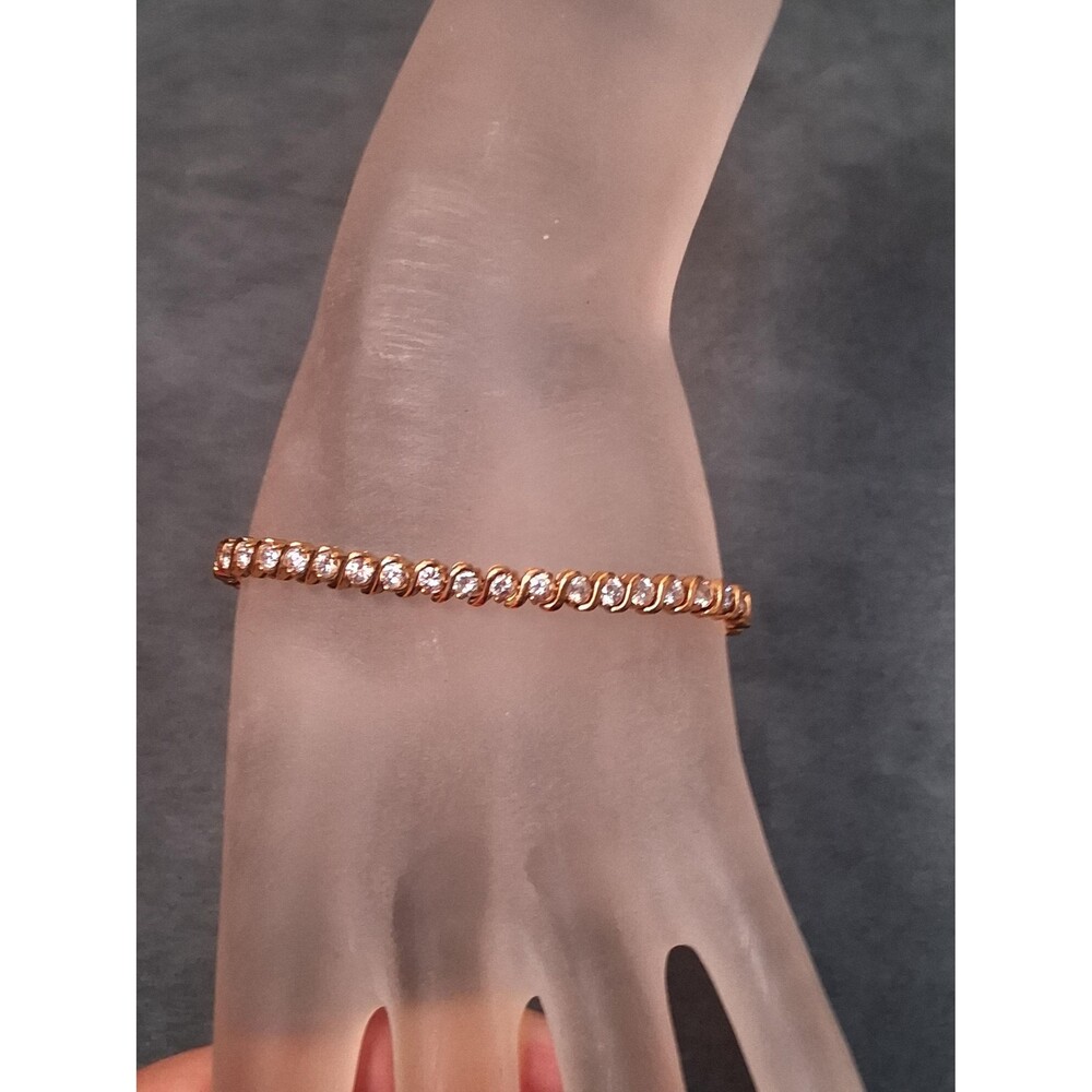 Vintage Rhinestone Tennis Bracelet